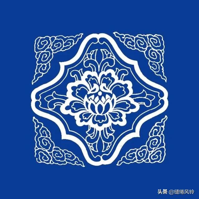青花瓷花纹图案欣赏,青花雕瓷图片欣赏