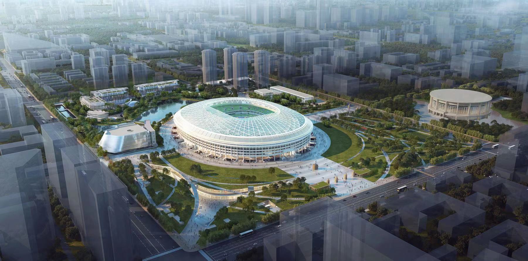 北京新工体足球场图片,新工体工人足球场