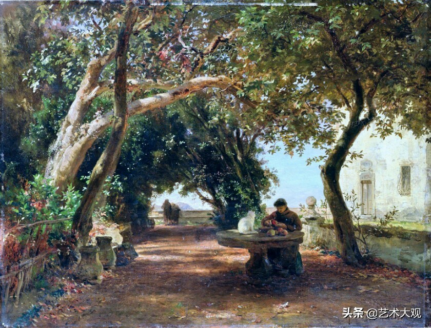 芬兰大师古典风景油画作品欣赏,顶级的欧洲午后阳光风景油画