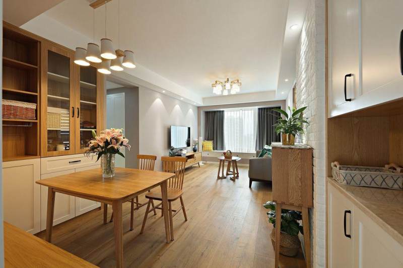 杭州美式古典装修设计,杭州150方现代轻奢装修风格