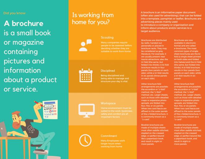 招生三折页设计,富有高级感的三折页设计