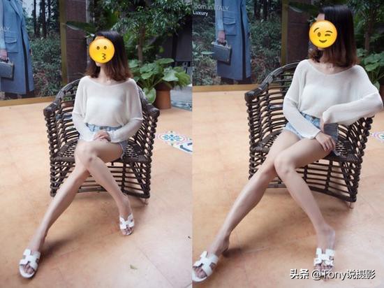 自己简单拍出大长腿怎么操作,怎样拍能拍出长腿还显瘦