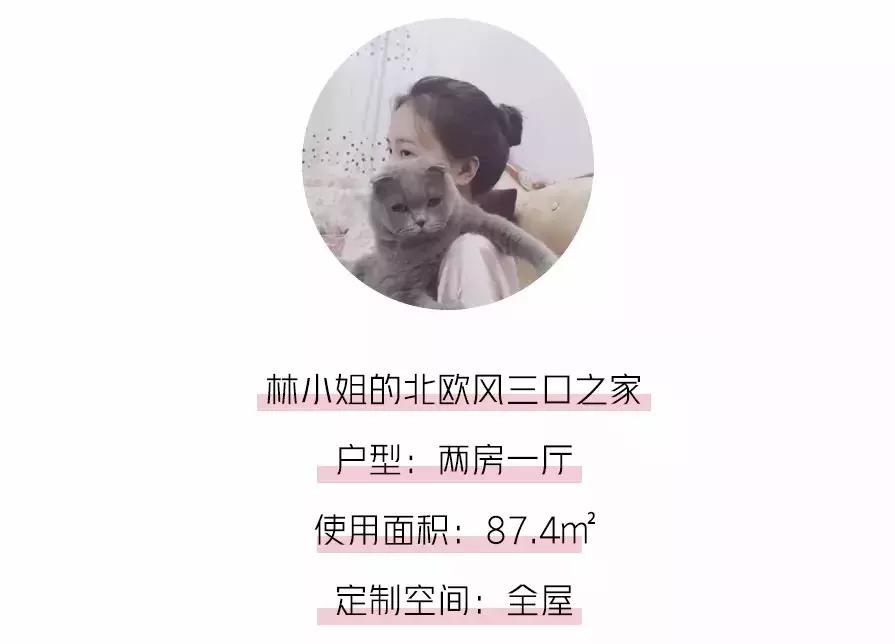 好看不贵的北欧风,北欧轻奢风装修三室两厅87平米