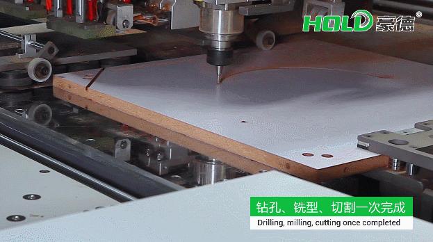 豪德六面钻自己编程打孔,豪德全自动六面钻