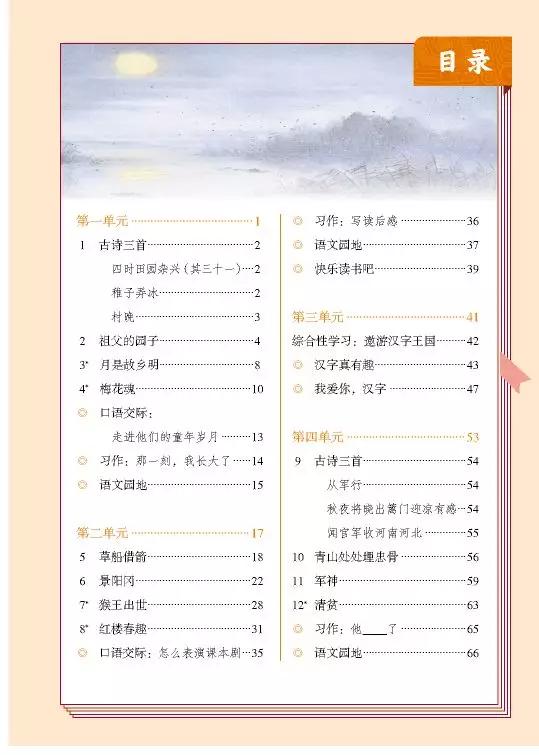 学生预习|2020统编小学语文教科书五年级下册第一单元