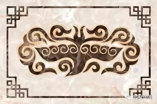 卫生间花洒水刀拼花效果图,高清水刀拼花图片