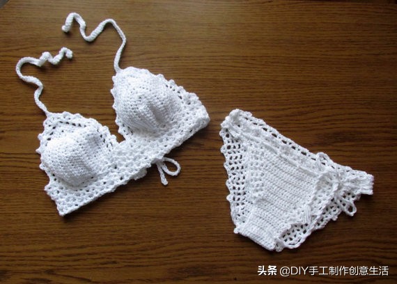 夏天来了，一定要钩一套给自己，有钩织教程
