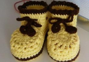 毛线针织宝宝鞋教程全过程零基础,棒针织宝宝毛线鞋视频教程全集