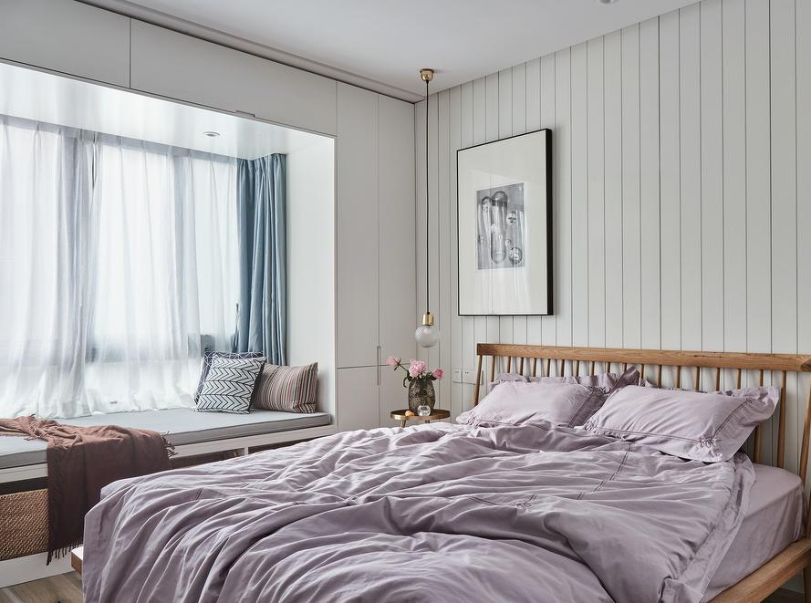 飘窗别浪费做书桌,飘窗书桌衣柜一体设计节约空间