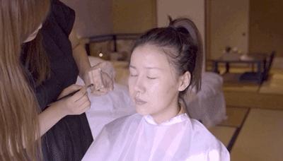 日系化妆教程石原里美,日本化妆师给徐老师化成石原里美