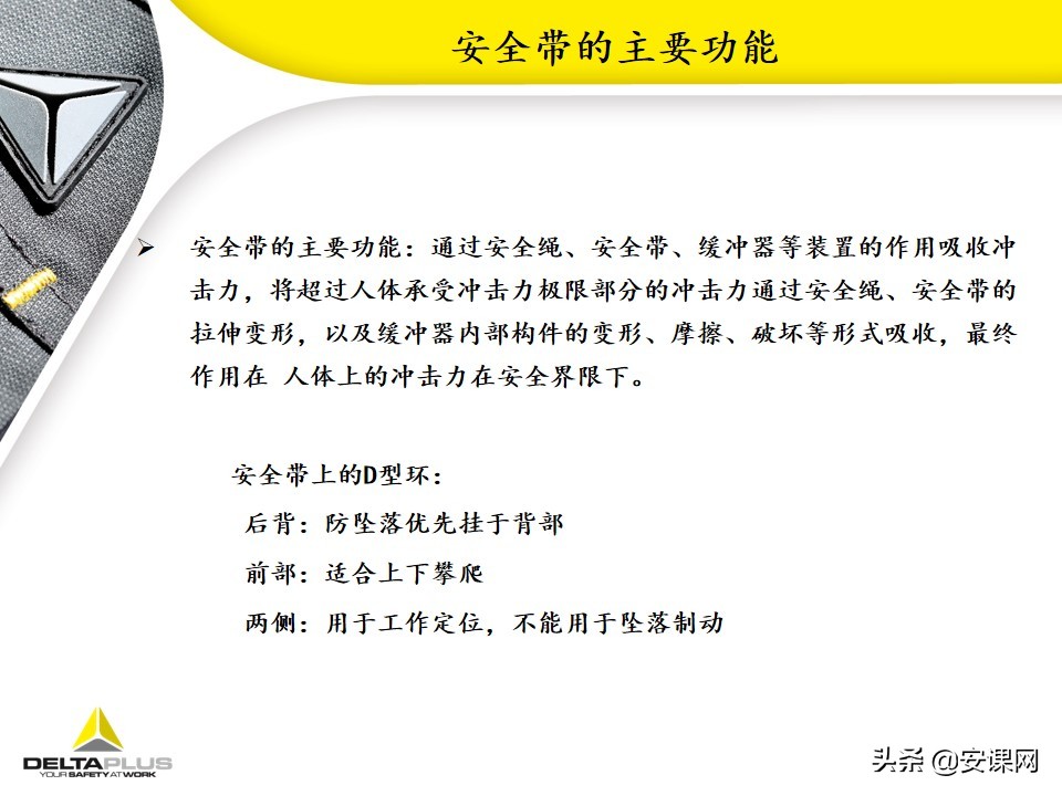 代尔塔坠落悬挂安全带,代尔塔中国