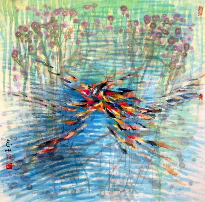 从何宝森先生的“光墨”画所想到的