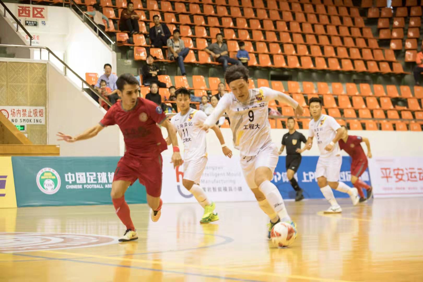 2019-2020中国五人制足球超级联赛台州和合队主场两连胜