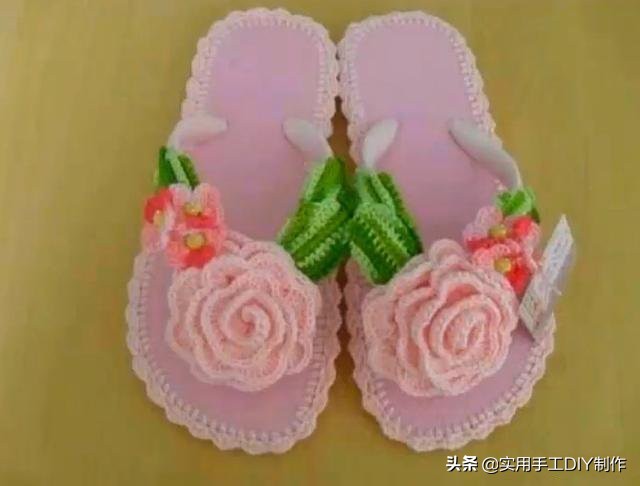 针织作品70款简约,手工针织凉鞋花样图