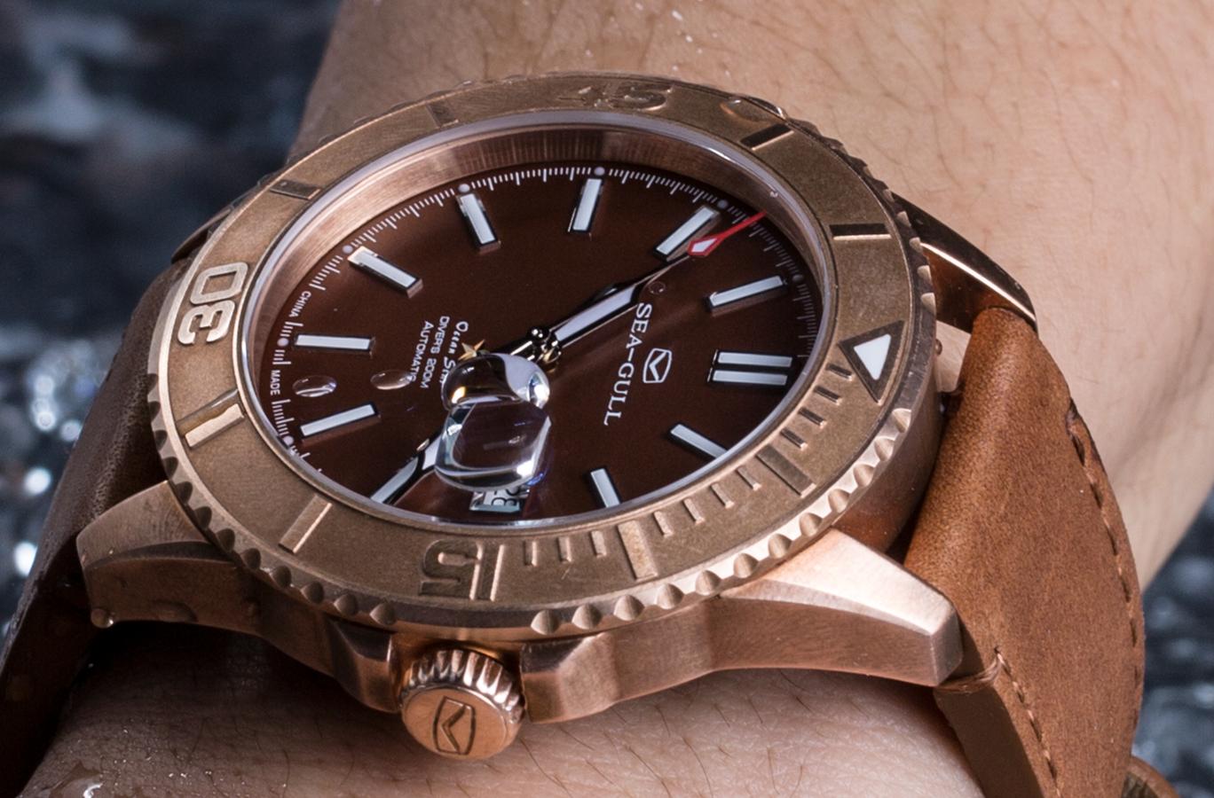 海鸥海洋之星青铜潜水表,海鸥水鬼潜水表