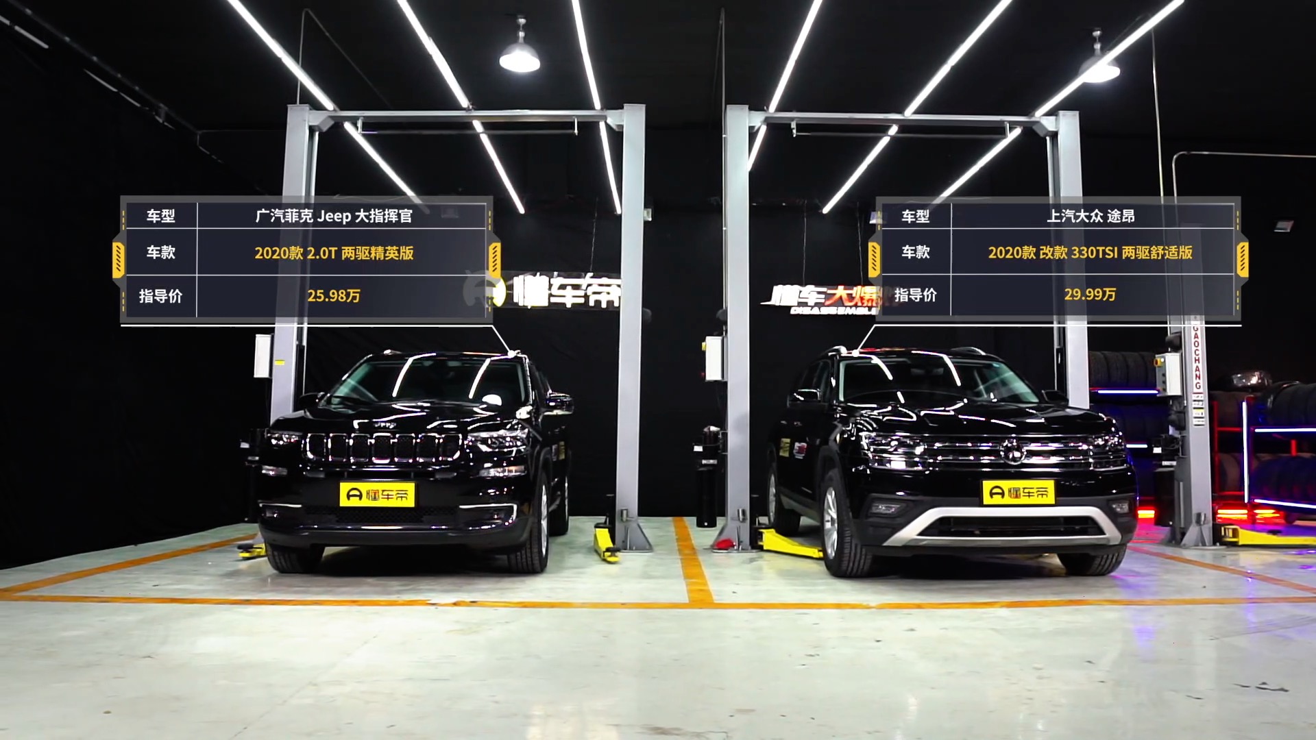 大指挥官和途昂尺寸对比,大指挥官拆车