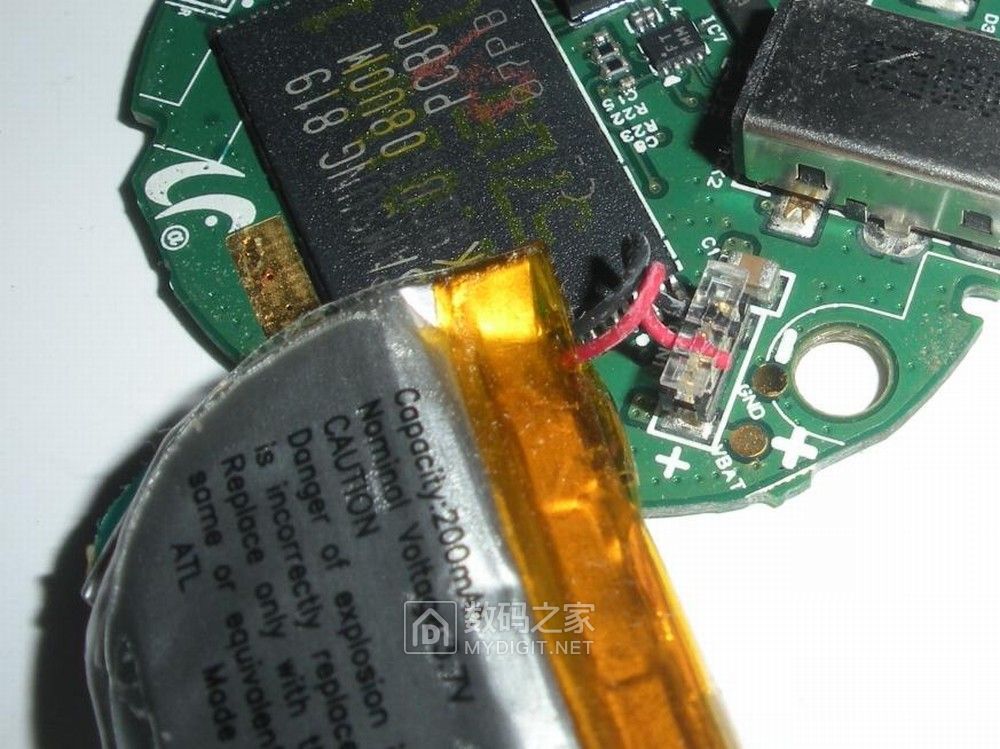 拆修三星音乐魔法石MP3*放播**器YP-S2附数据充电线制作方法