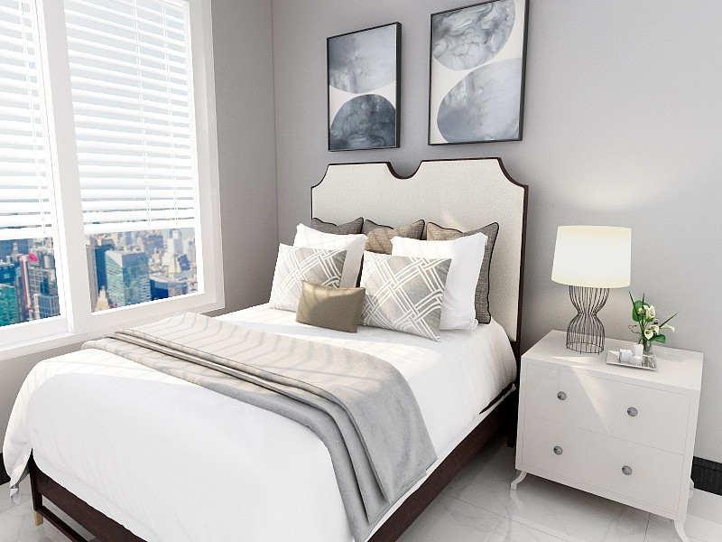 阳光力天装饰怎么样?107平两居室造简单时尚的轻奢现代风格