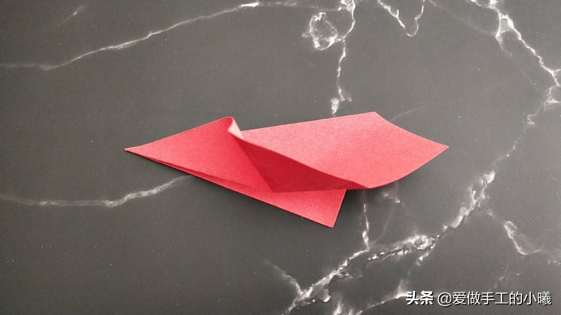 玫瑰花折纸图解,玫瑰花千纸鹤折纸图解