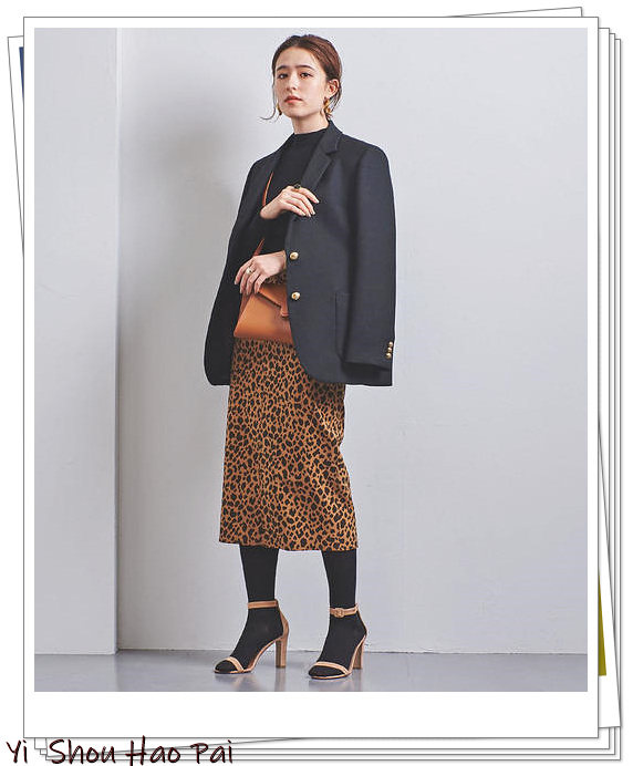 豹纹裙的穿搭,豹纹裙ins风穿搭