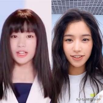 凸嘴女孩的发型侧面好看,水原希子是什么脸型