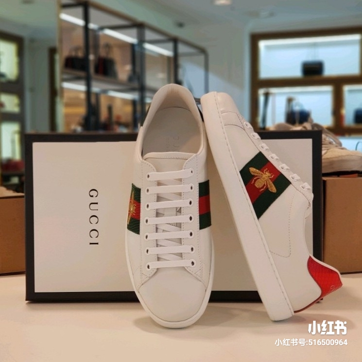 gucci古驰tennis1977系列女士小白鞋,最好看的古驰小白鞋