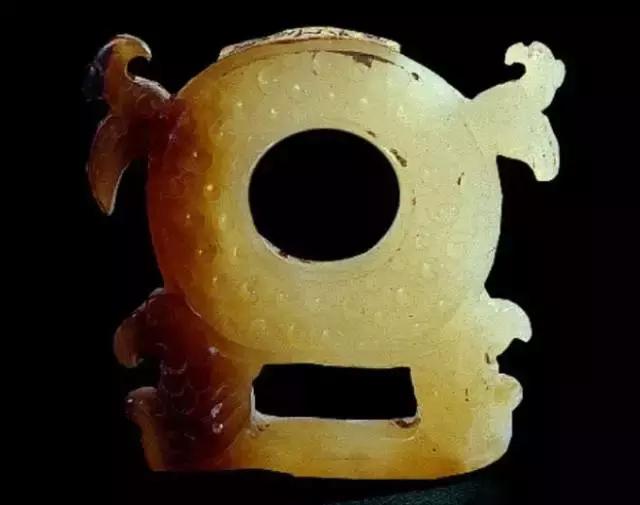 古玉朱砂沁,古玉的朱砂沁