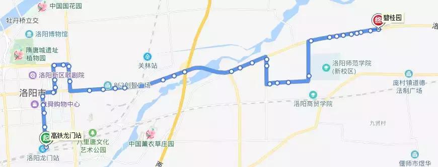 洛阳市区到县城公交车,洛阳龙门到济源城际公交时刻表