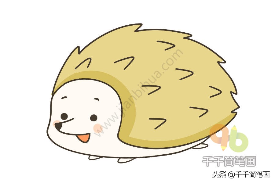 小汽车简笔画最简单,小动物汽车简单画法