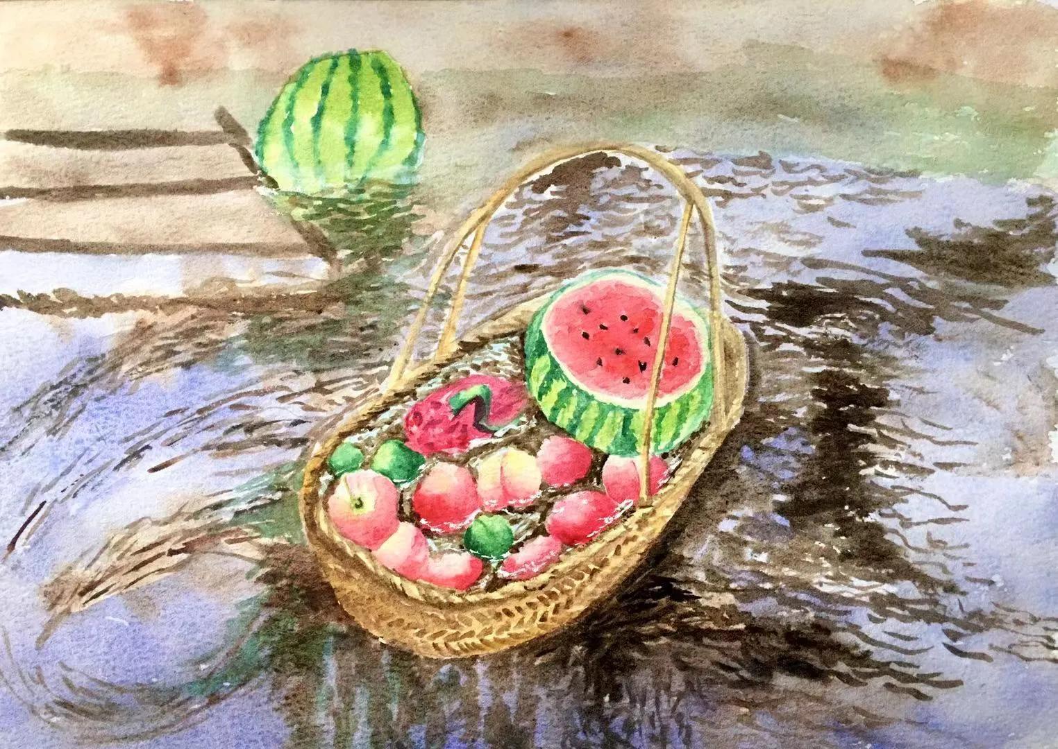 幸福原创绘画作品欣赏,幸福原创画作品