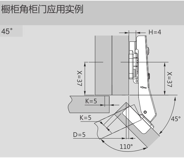 橱柜知识,橱柜转角90度铰链