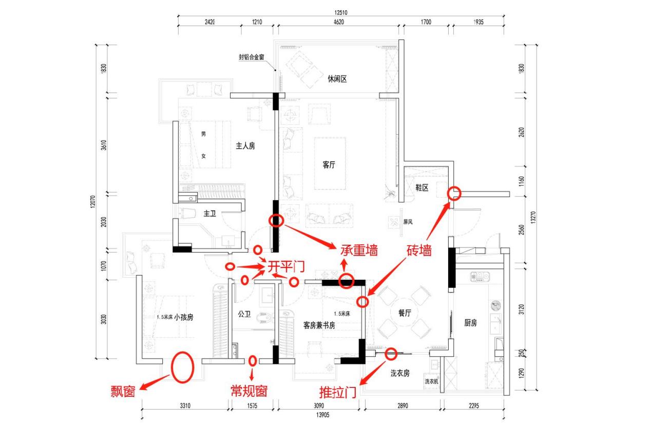 装修房子看到设计图应该看哪些,看装修设计平面图应该注意什么