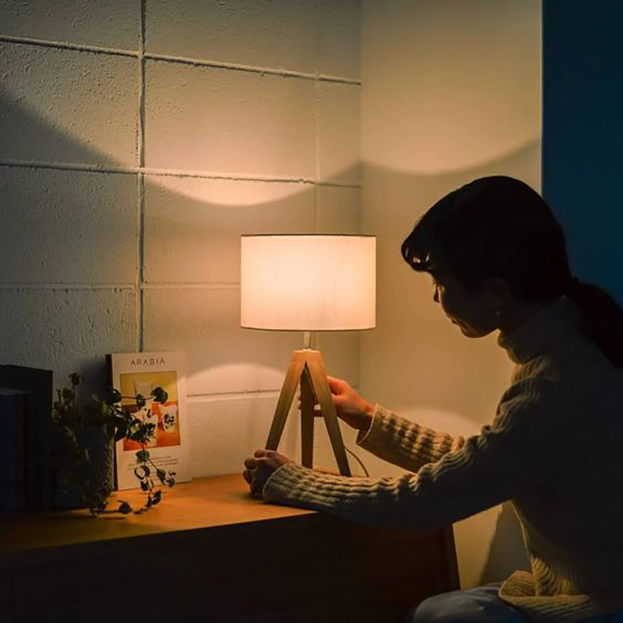 主妇家居的布置,小户型客厅适合台灯落地灯装法