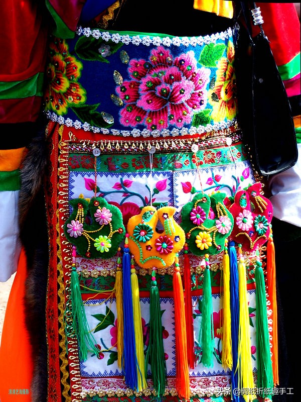 土族刺绣中最主要的方法,土族盘绣的传承与保护