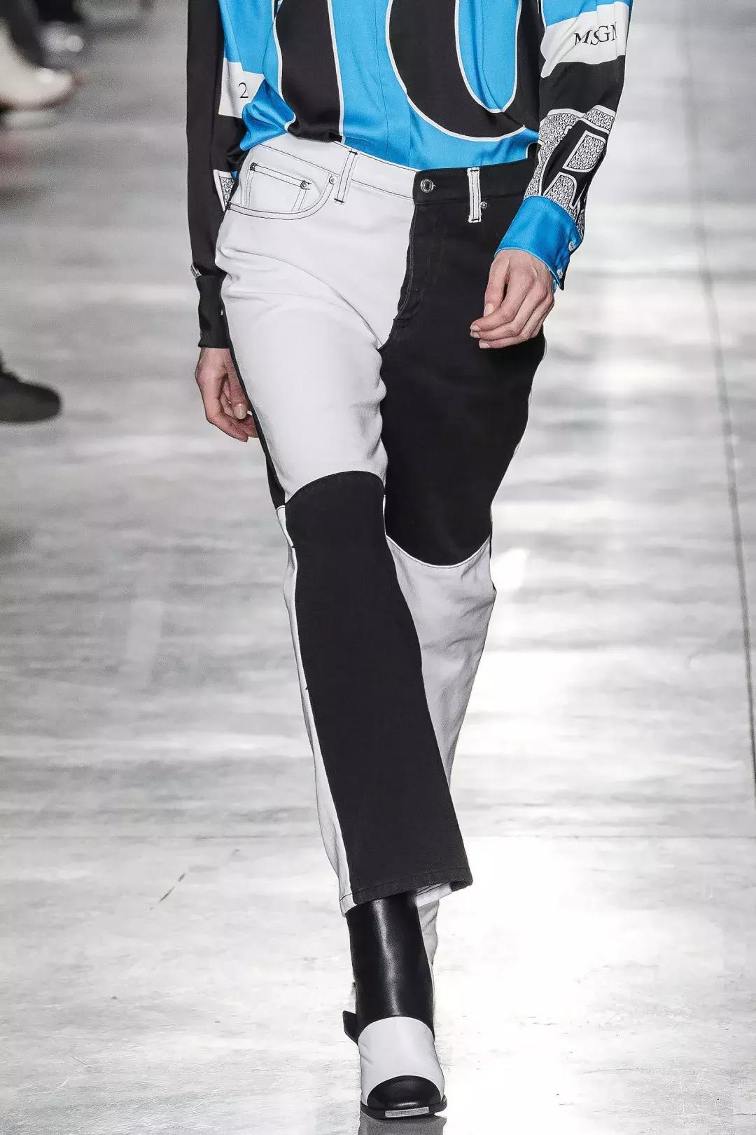 洋气破洞牛仔裤九分牛仔裤,回头率高的破洞牛仔裤