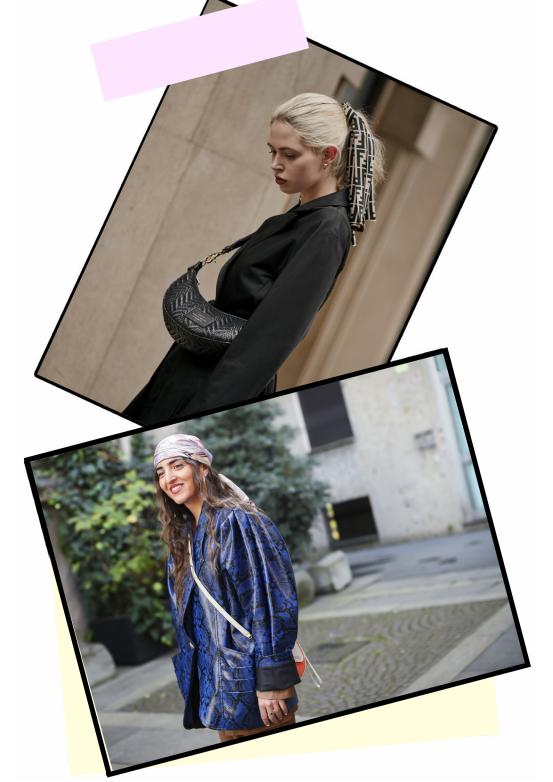 丝巾有哪些时髦又高级的搭配,简单丝巾穿出高级感