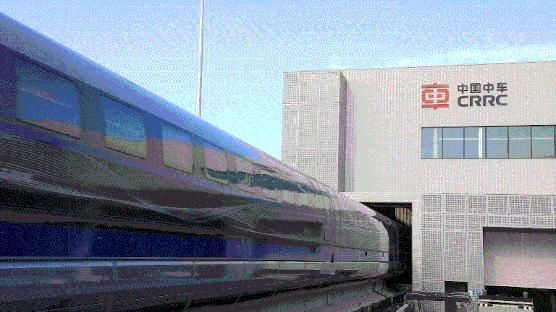 我国时速600公里高速磁浮视频,时速600公里高速磁浮试验样车青岛