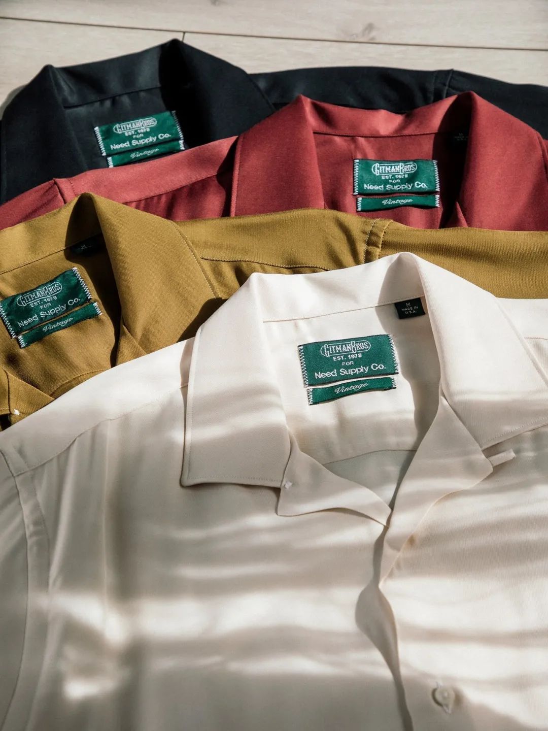 日系复古长袖衬衫,复古绣花领长袖