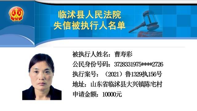 临沂市河东区法院执行局悬赏公告,河东法院发布执行悬赏公告