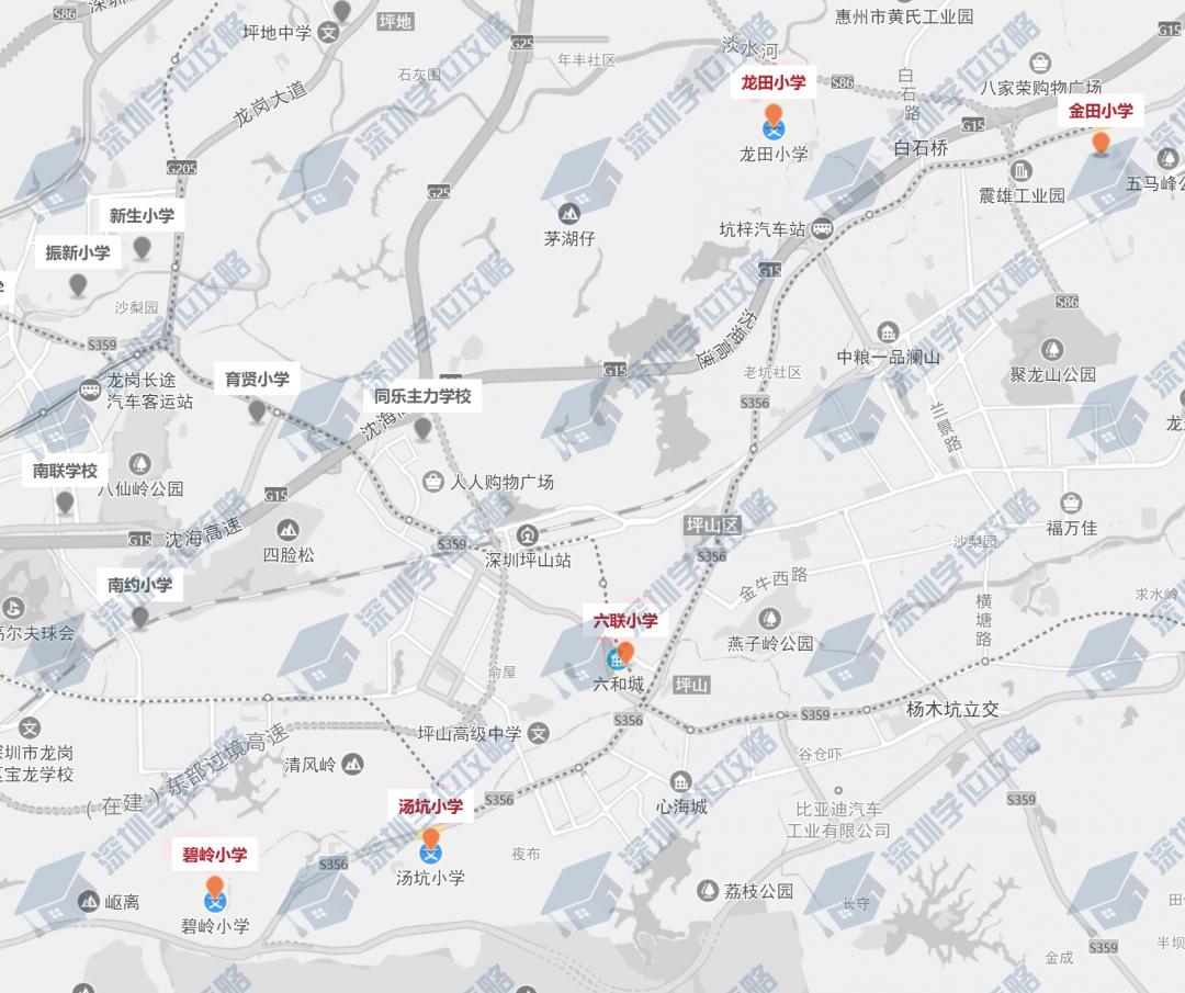 深圳龙岗新增公立小学,深圳新改建的重点小学
