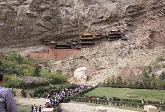 悬空寺最初发现时的模样,真实的悬空寺视频