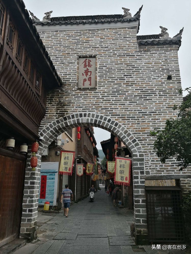 长汀县古街印象土特产,长汀古城异域风情