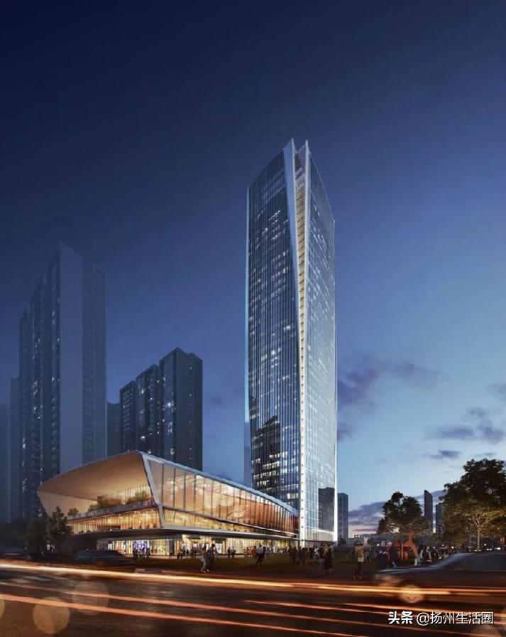 扬州中心450米高楼开工时间,扬州最高的高楼有多高