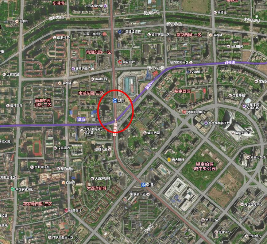 北京朝阳区望京地铁线路,北京地铁望京站图