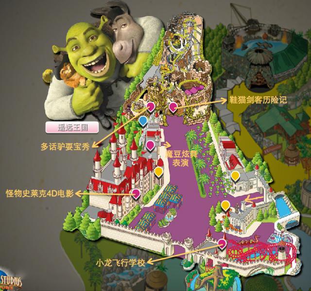 新加坡环球影城主题,新加坡环球影城七个主题区