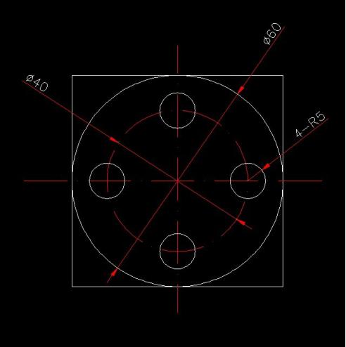 cad简单练习图教程,cad从易到难练习图