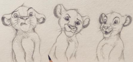 一支铅笔画人物,彩色铅笔画小动物