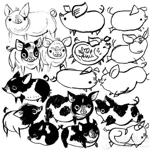 韩美林100幅手稿,韩美林公开手稿