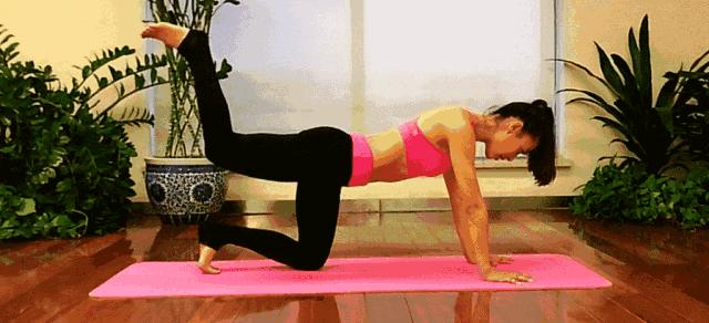 可以练臀的瑜伽体式,练臀的空中瑜伽体式