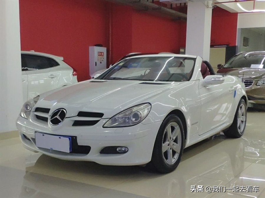 捡漏进口奔驰slk双门轿跑精品车,slk500奔驰二手